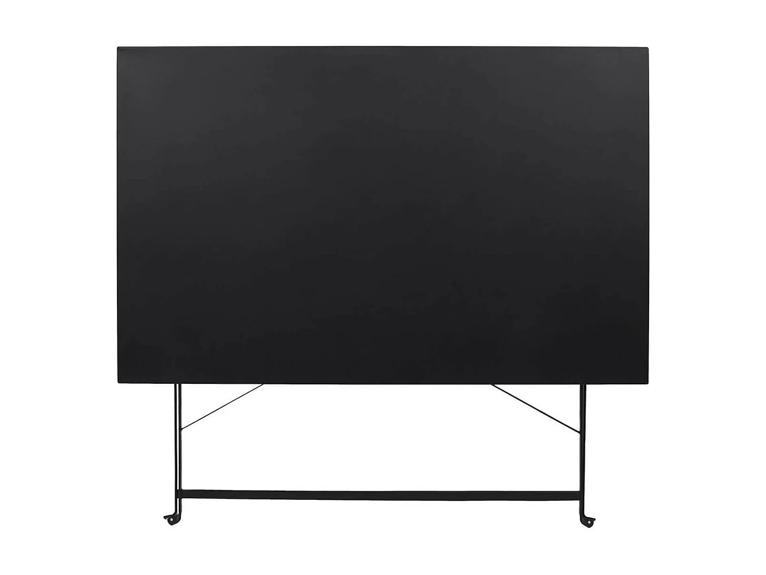 MALAM - Table de Repas Rectangulaire Pliante Noire