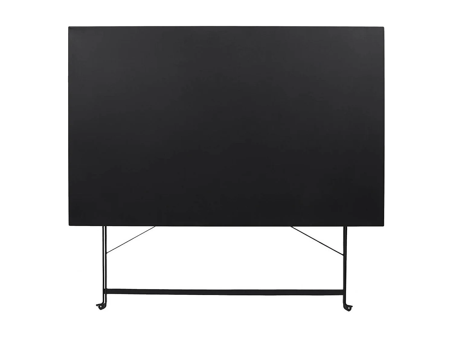 MALAM - Table de Repas Rectangulaire Pliante Noire