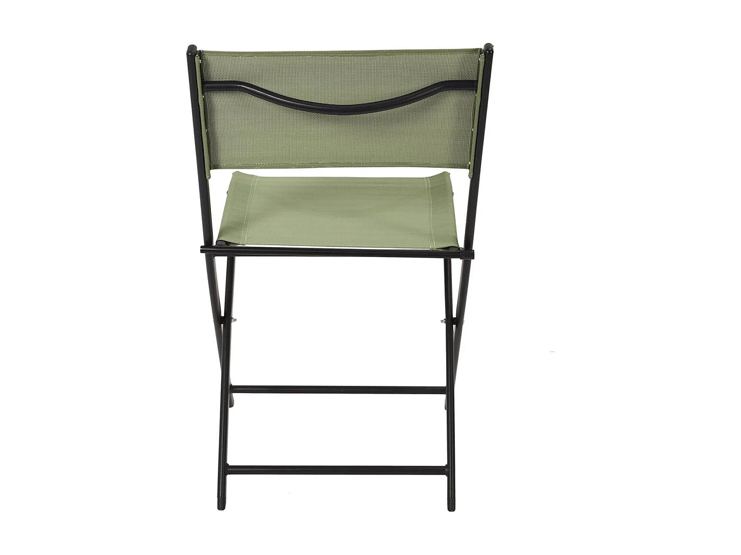 MELOM - Lot de 4 Chaises Pliantes Textilène Vert