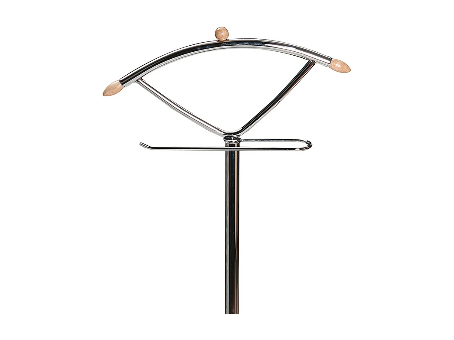 VERANO - Valet de Nuit Chrome et Bois