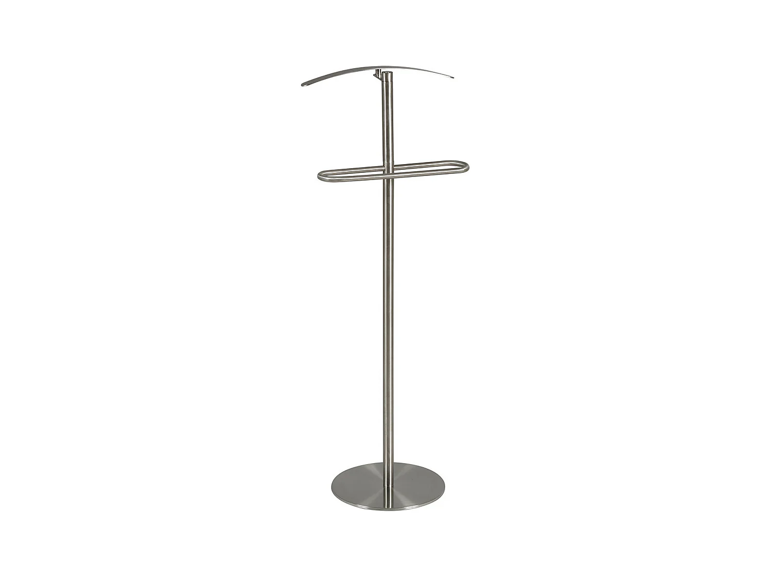 VALIA - Valet de Nuit en Inox Gris