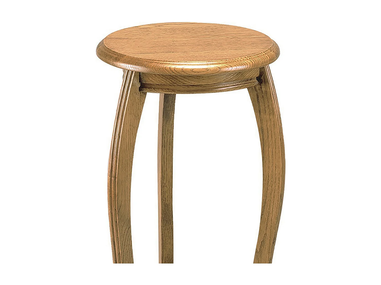 SHANA - Sellette Ronde Design en Chêne Massif