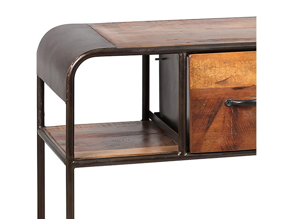 REPLAY - Console 1 Tiroir Aspect Vieilli