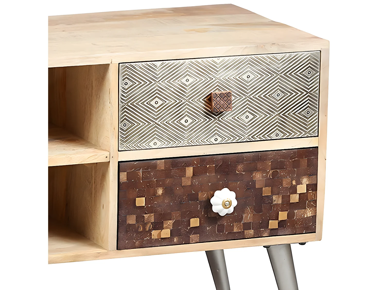 RAZON - Meuble TV 4 Tiroirs