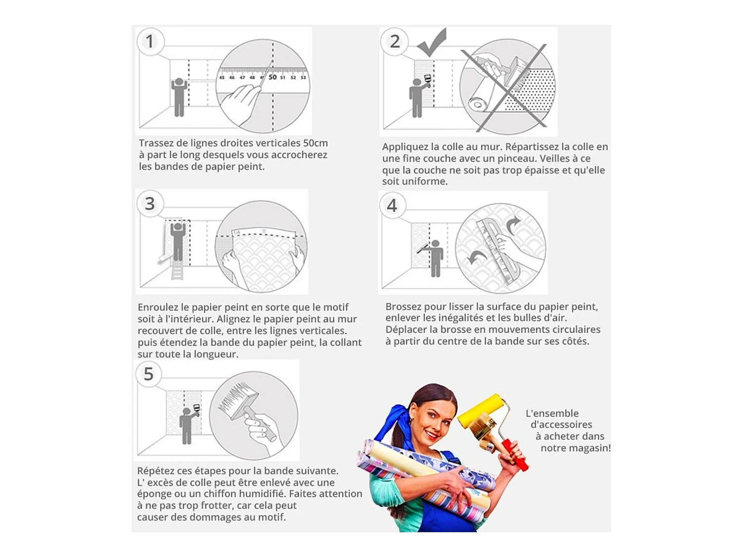 Papier peint feuillage blanc en relief pour déco raffinée - 350 x 245 cm