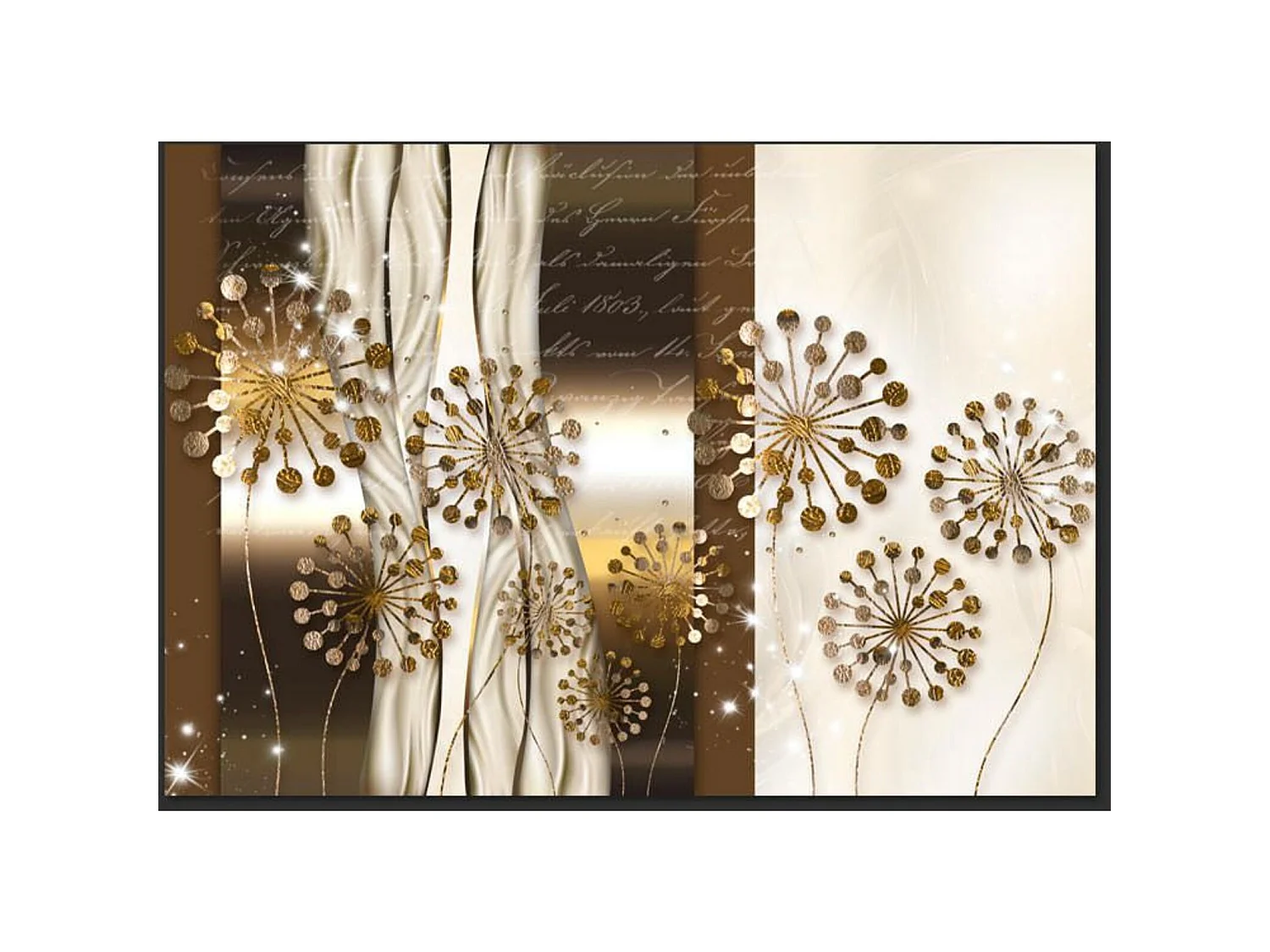 Papier peint reflet doré - 400 x 280 cm