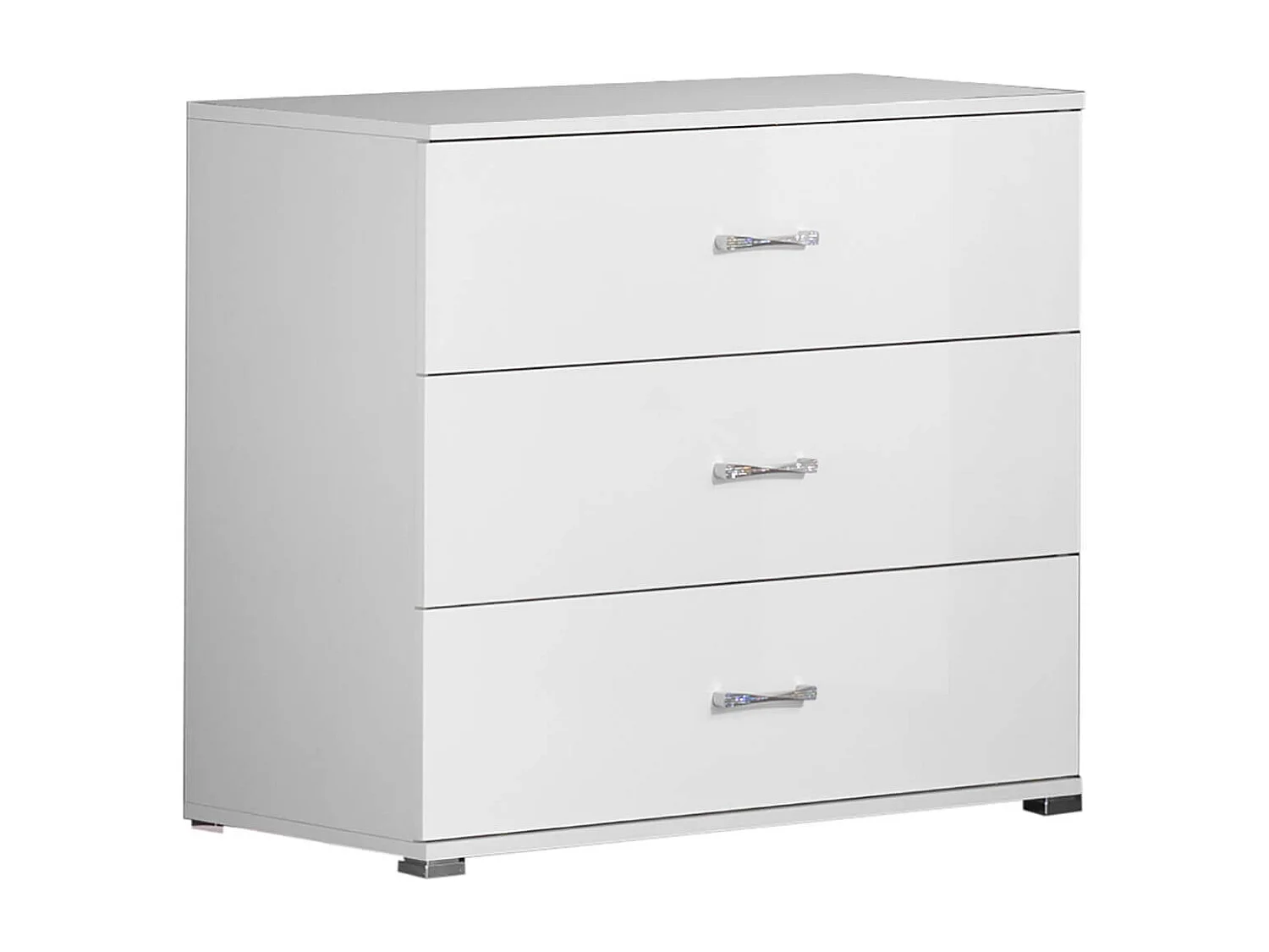 FADILY - Chambre 160x200cm avec Commode et Chevets