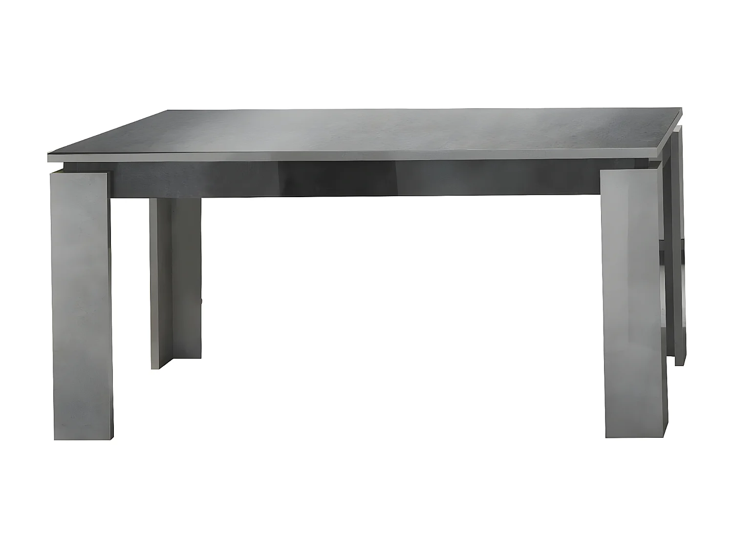 HOFFMAN - Ensemble Buffet + Table d'Appoint + Table de Repas à 4 Pieds