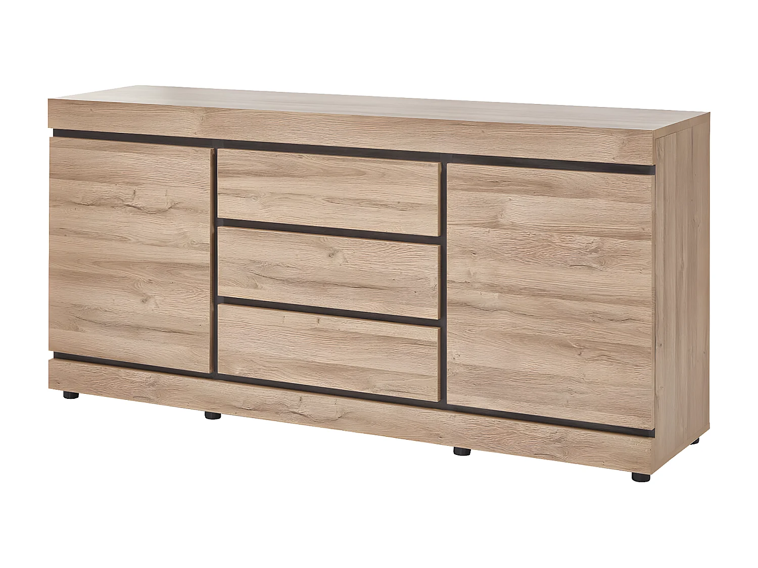 MASSIRE - Ensemble Séjour avec Table 200cm