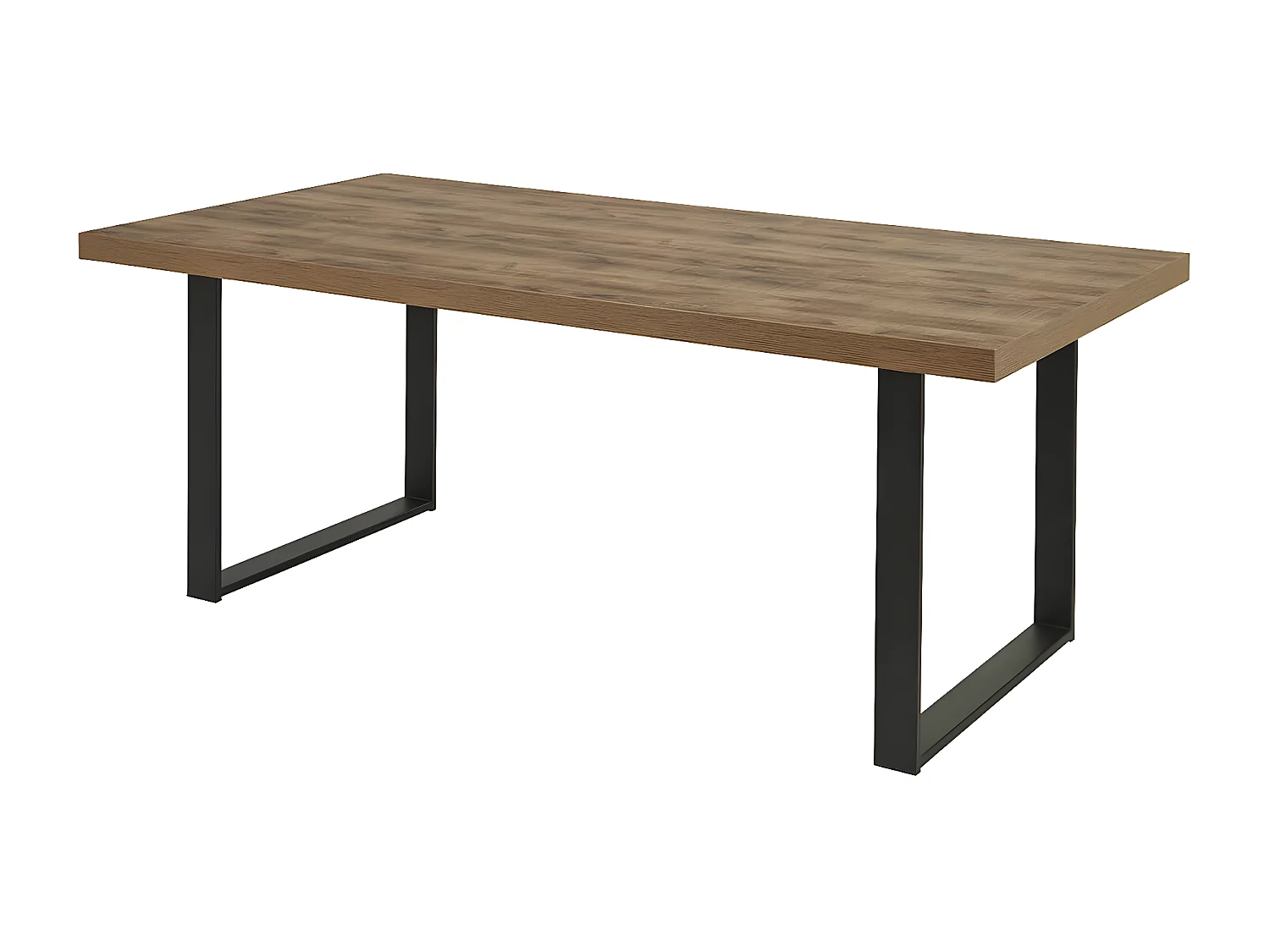 KORA - Ensemble Table 170cm + Buffet 3 Portes 3 Tiroirs