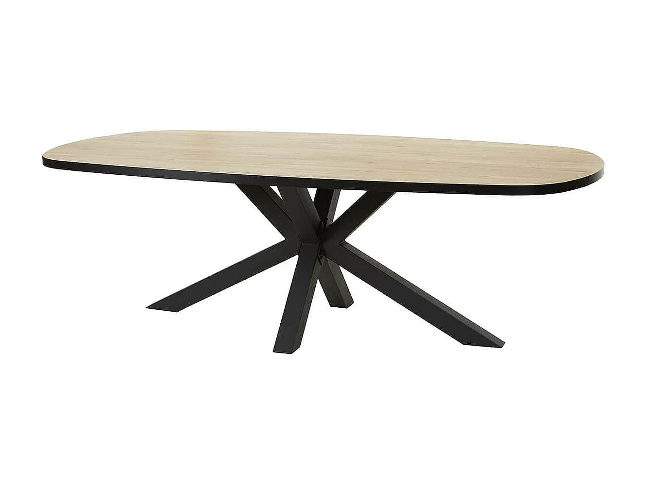 CEDRA - Ensemble Industriel Argentier + Table Ovale 200cm
