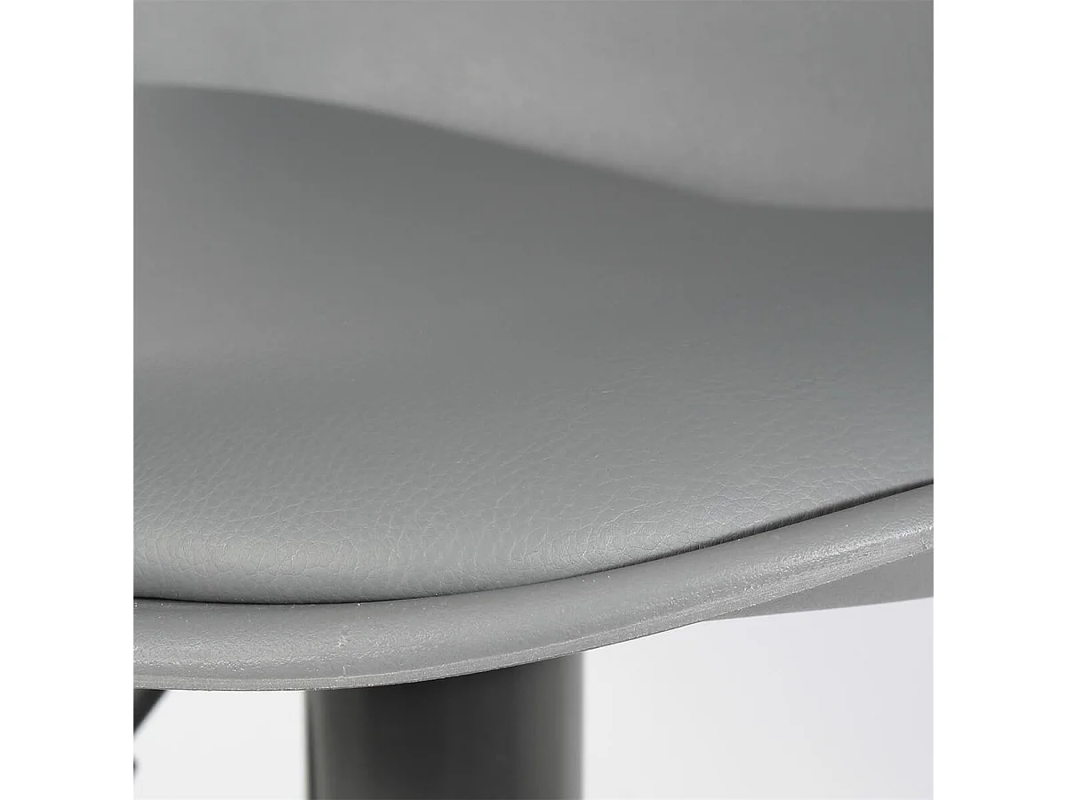 NEWTON - Lot de 2 Tabourets de Bar Coloris Gris