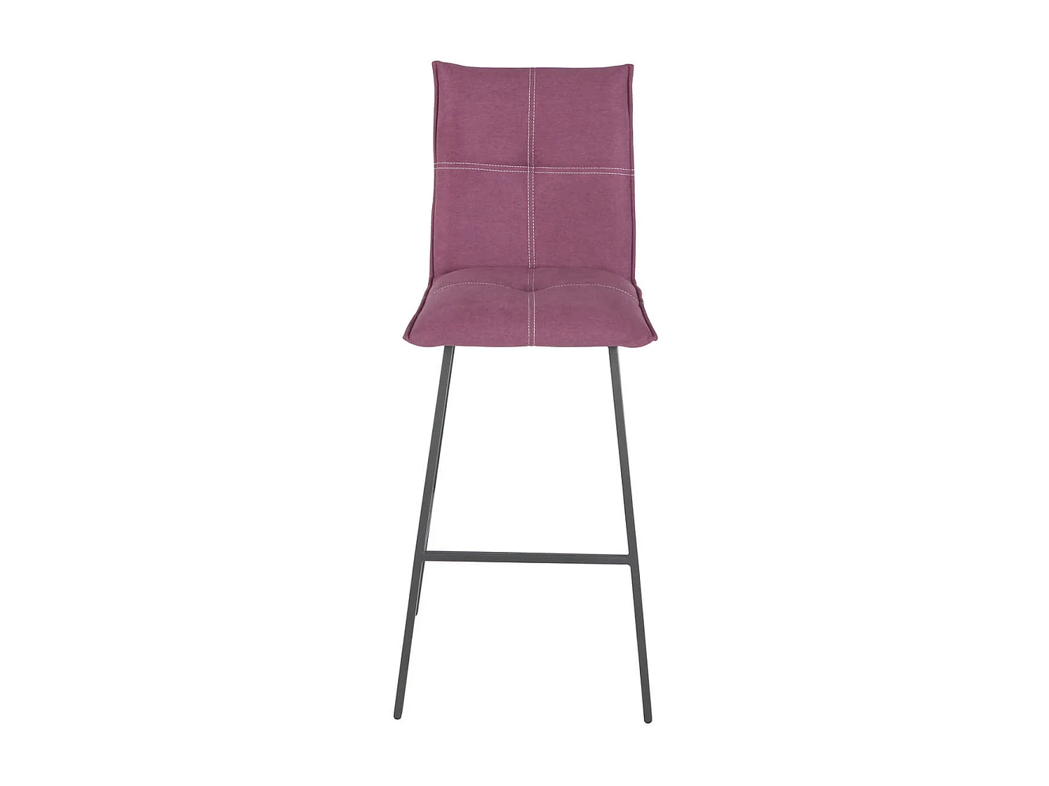 LAGOS - Lot de 2 Tabourets Violets Assise H65cm