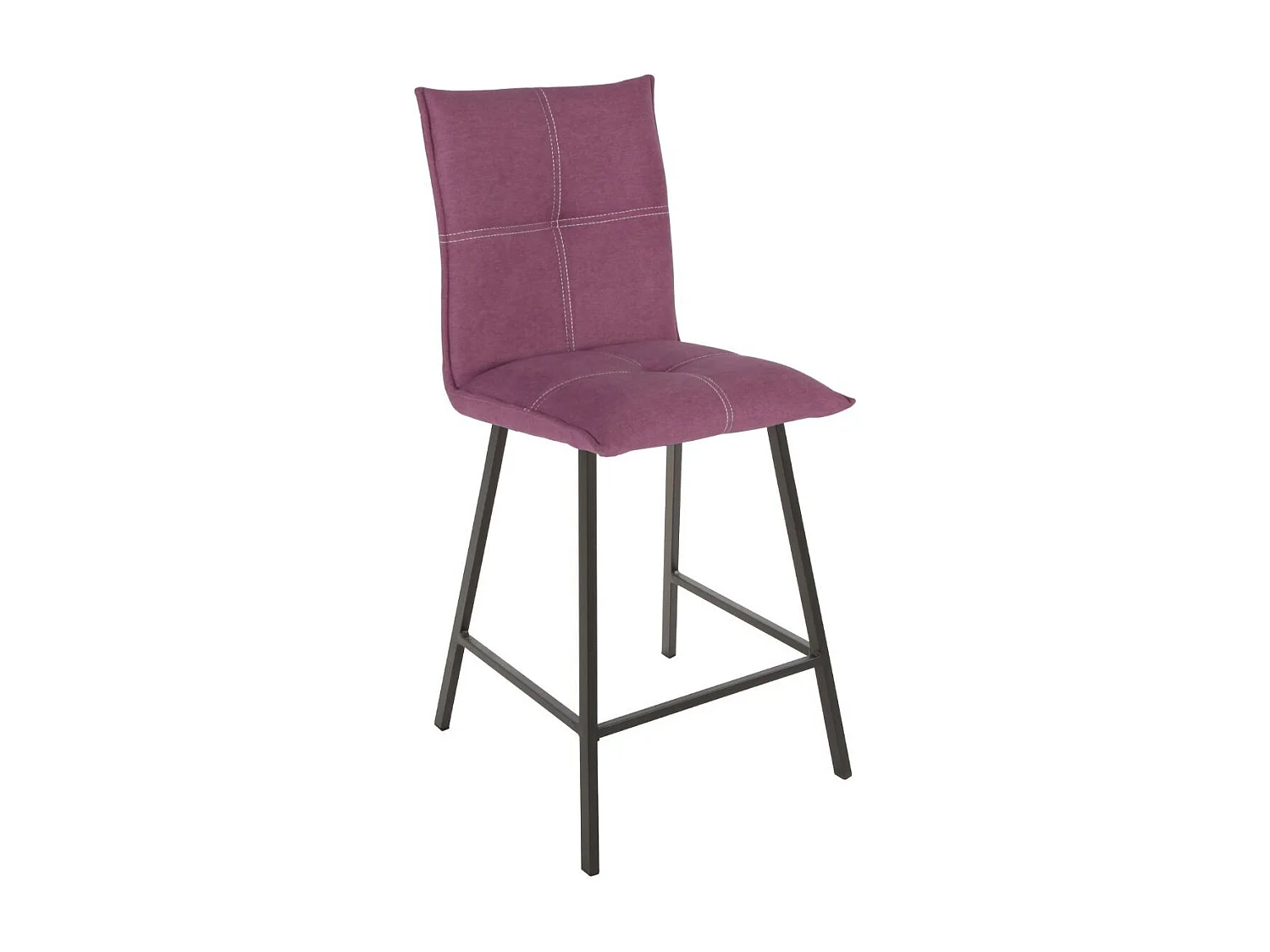 LAGOS - Lot de 2 Tabourets Violets Assise H65cm