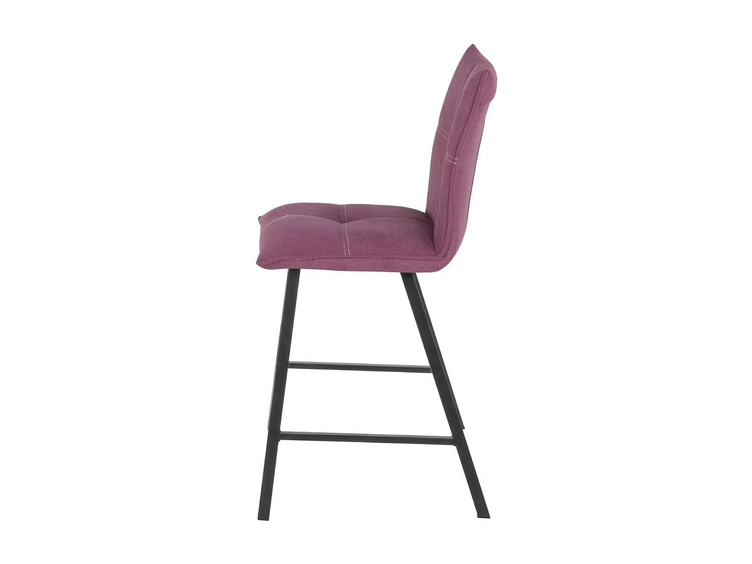 LAGOS - Lot de 2 Tabourets Violets Assise H65cm