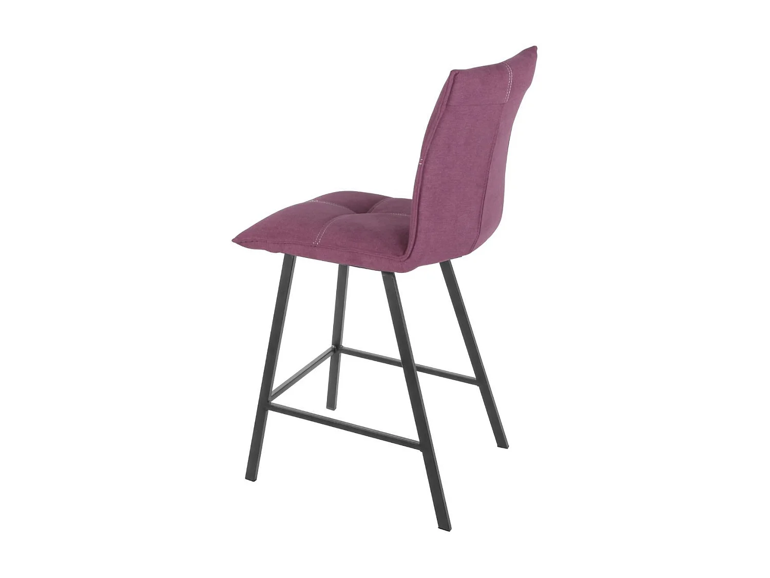 LAGOS - Lot de 2 Tabourets Violets Assise H65cm
