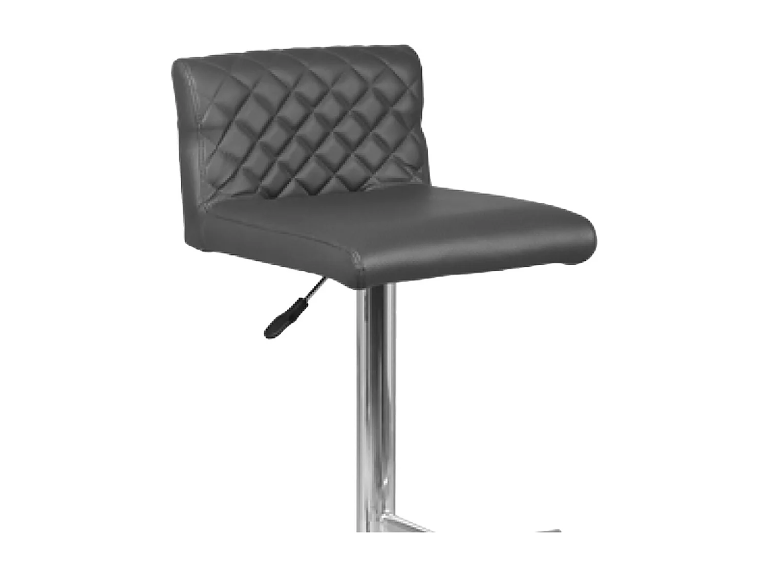 BUTTON - Lot de 2 Tabourets de Bar Gris