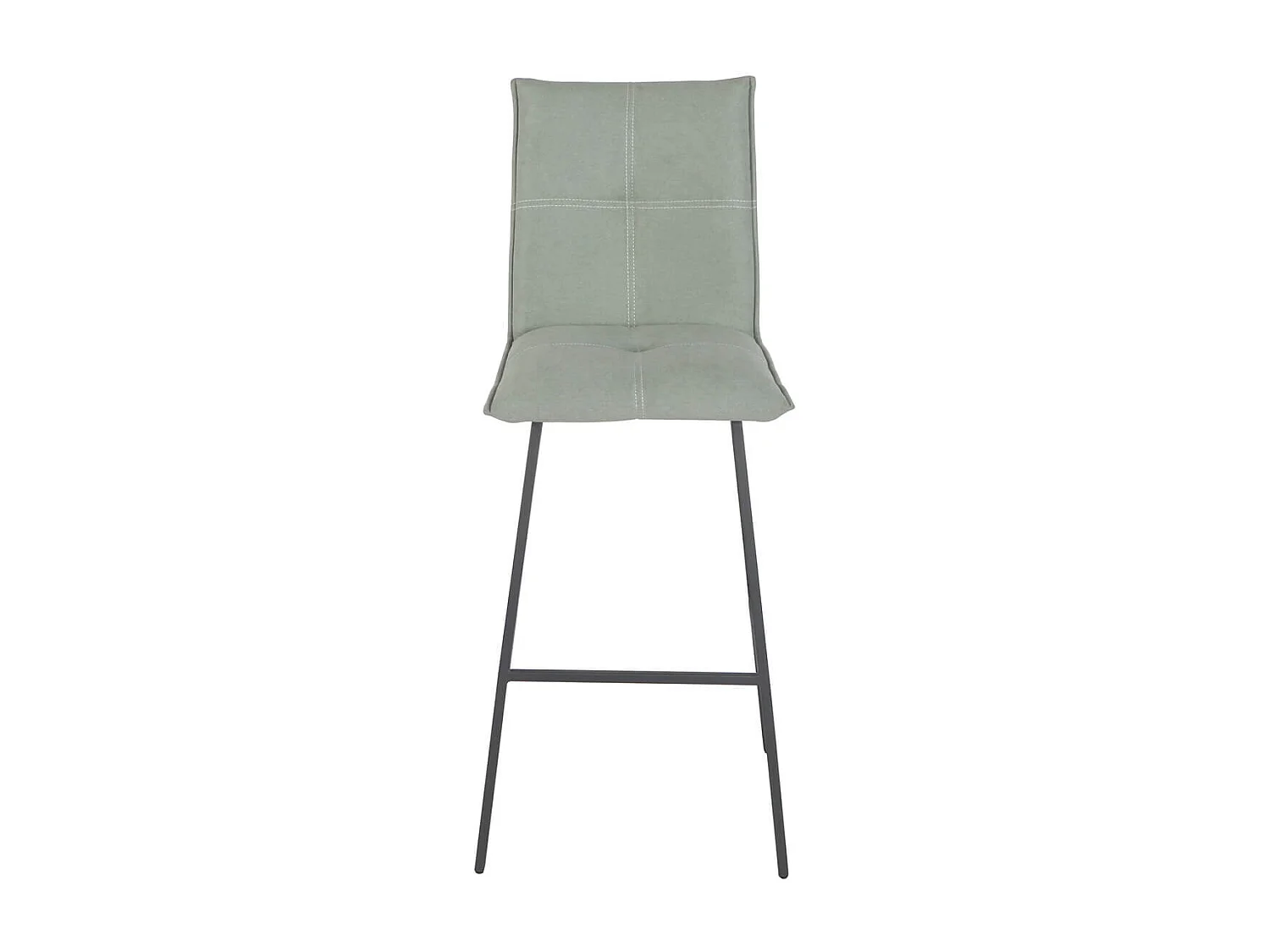 LAGOS - Lot de 2 Tabourets Vert d'Eau Assise H76cm