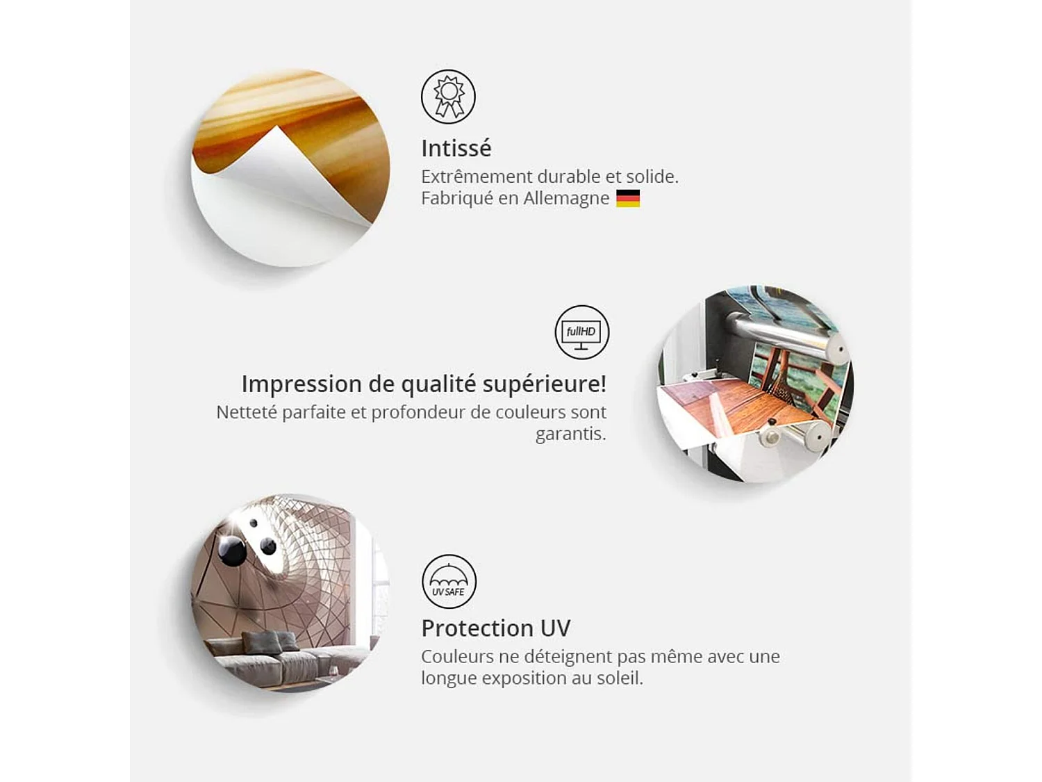 Papier peint couloirs blancs - 350 x 245 cm