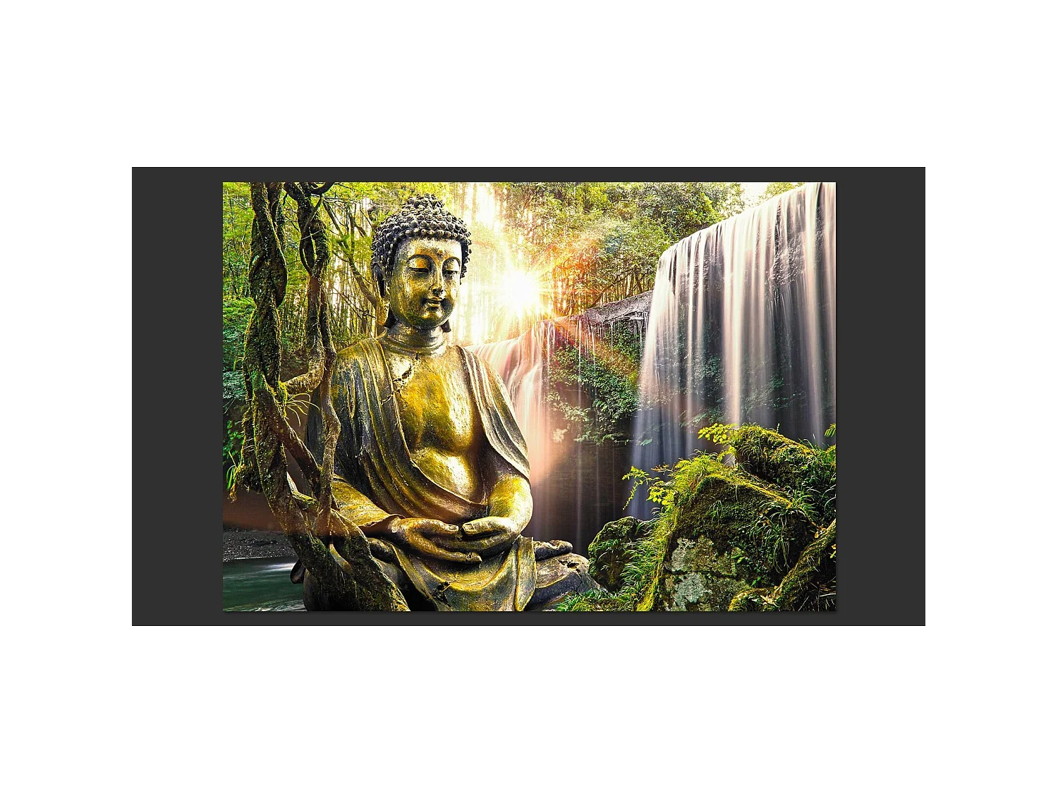 Papier peint paradis bouddhiste - 350 x 245 cm