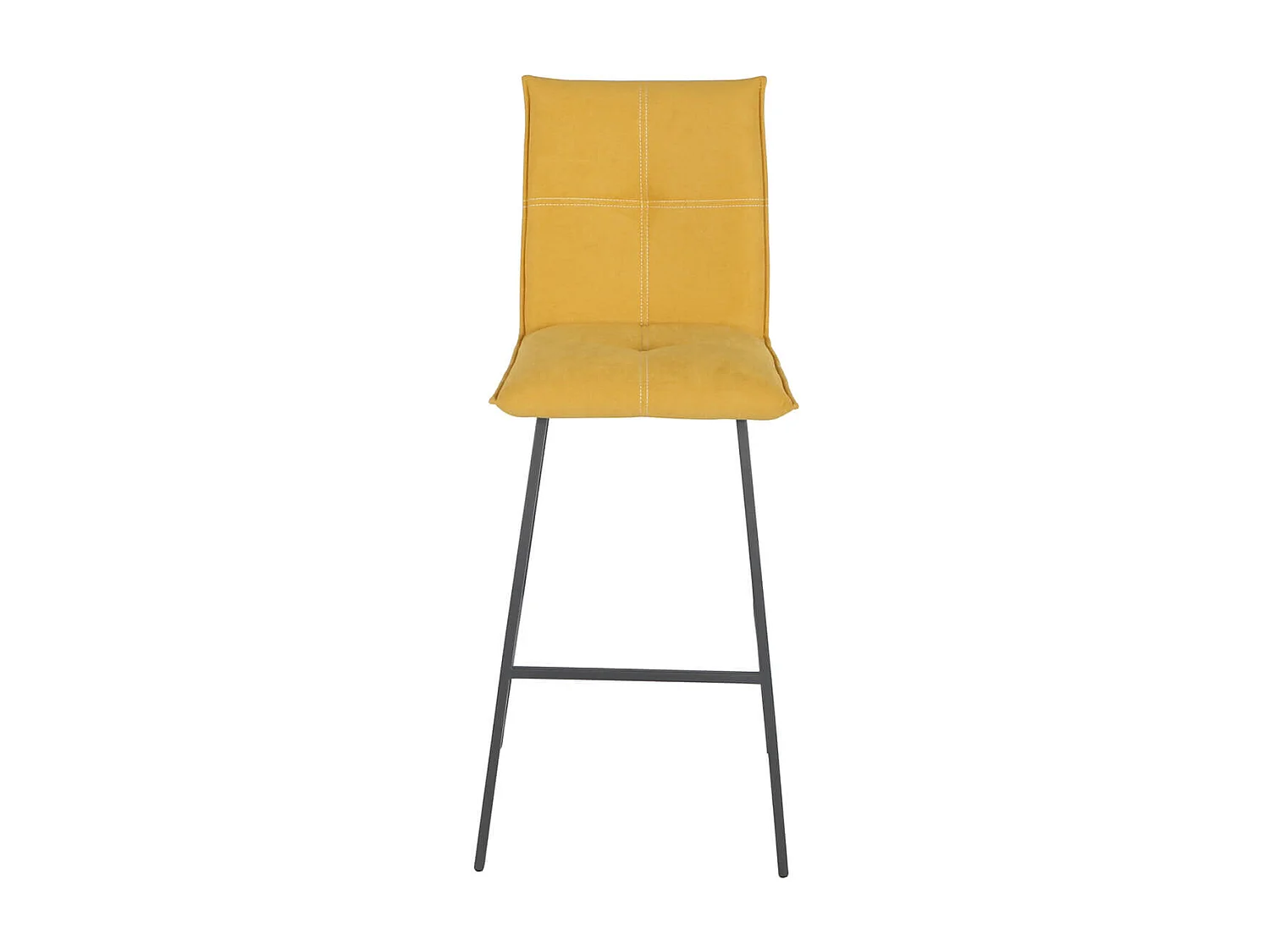 LAGOS - Lot de 2 Tabourets Jaunes Assise H65cm