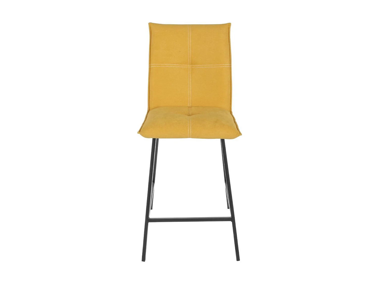 LAGOS - Lot de 2 Tabourets Jaunes Assise H65cm