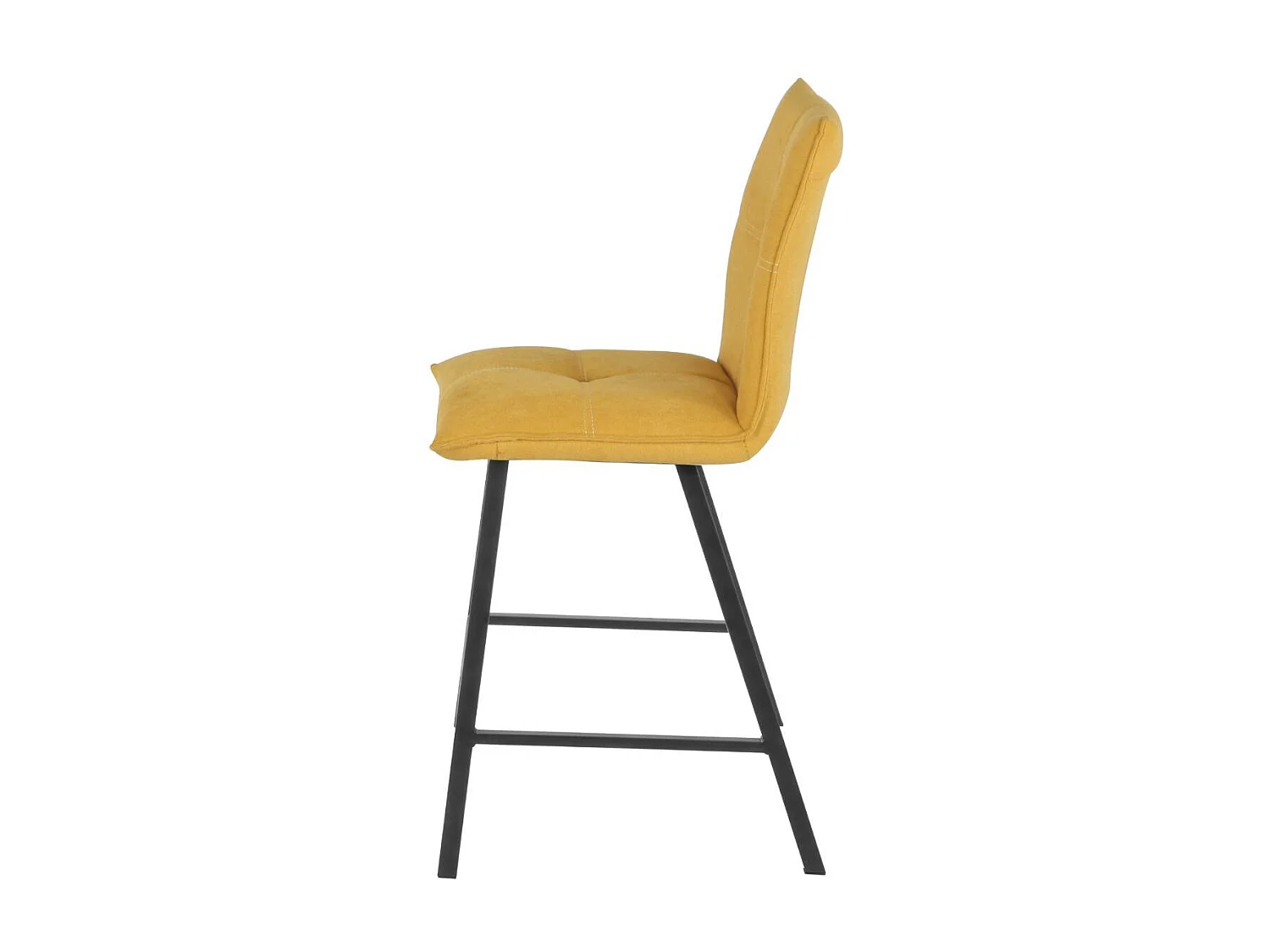 LAGOS - Lot de 2 Tabourets Jaunes Assise H65cm
