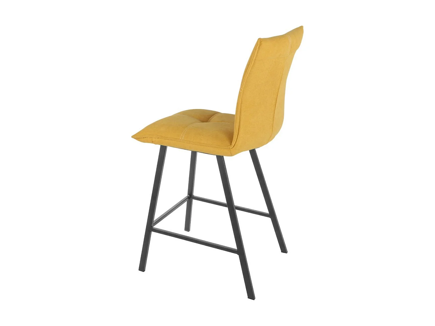 LAGOS - Lot de 2 Tabourets Jaunes Assise H65cm