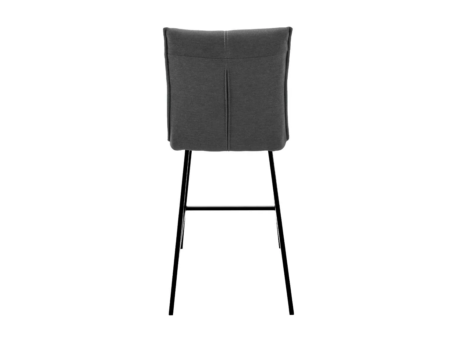 LAGOS - Lot de 2 Tabourets Gris Anthracite Assise H65cm