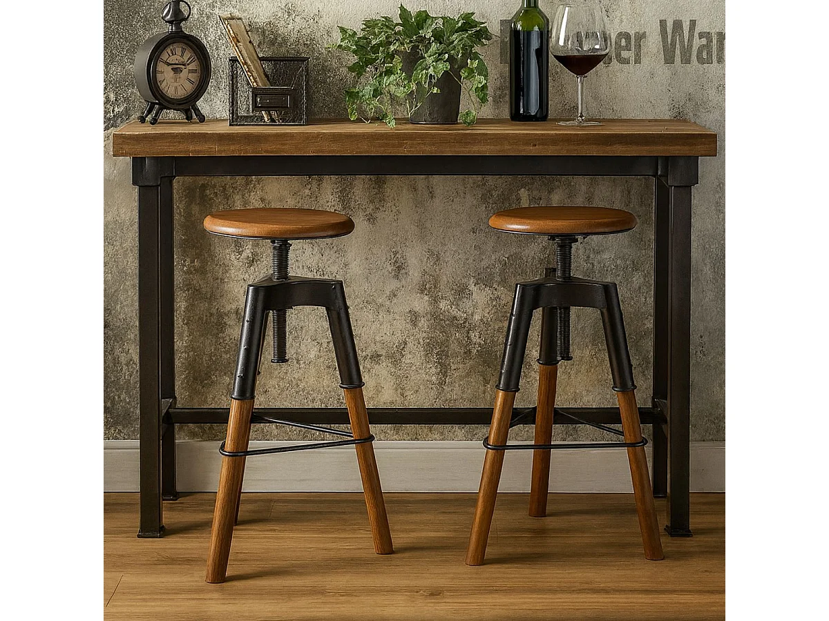 VIKEN - Tabouret à Crémaillère