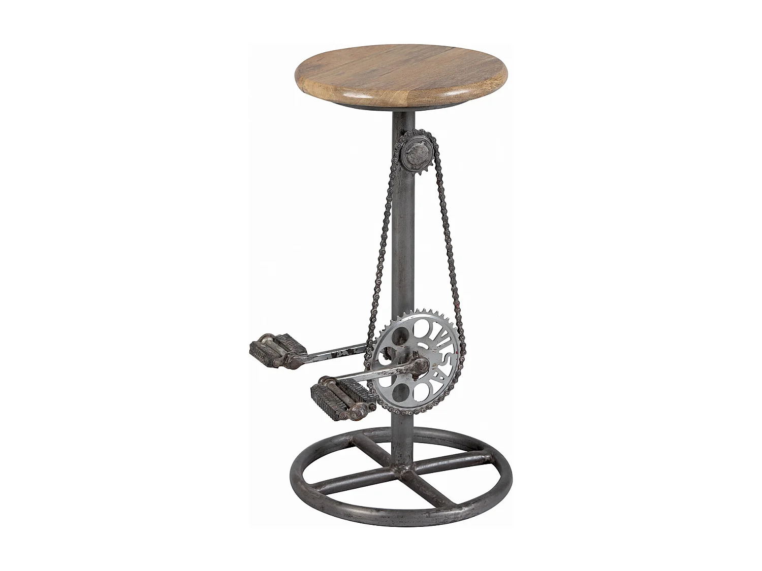 VASKEN - Tabouret forme Pédalier