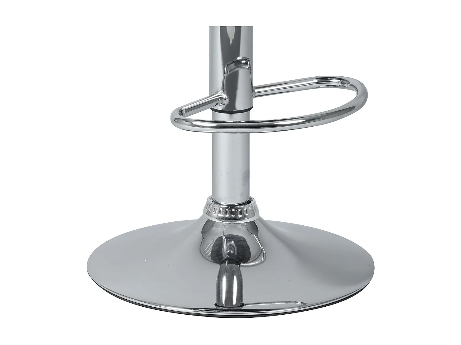 HAMILTON - Lot de 4 Tabourets de Bar Gris