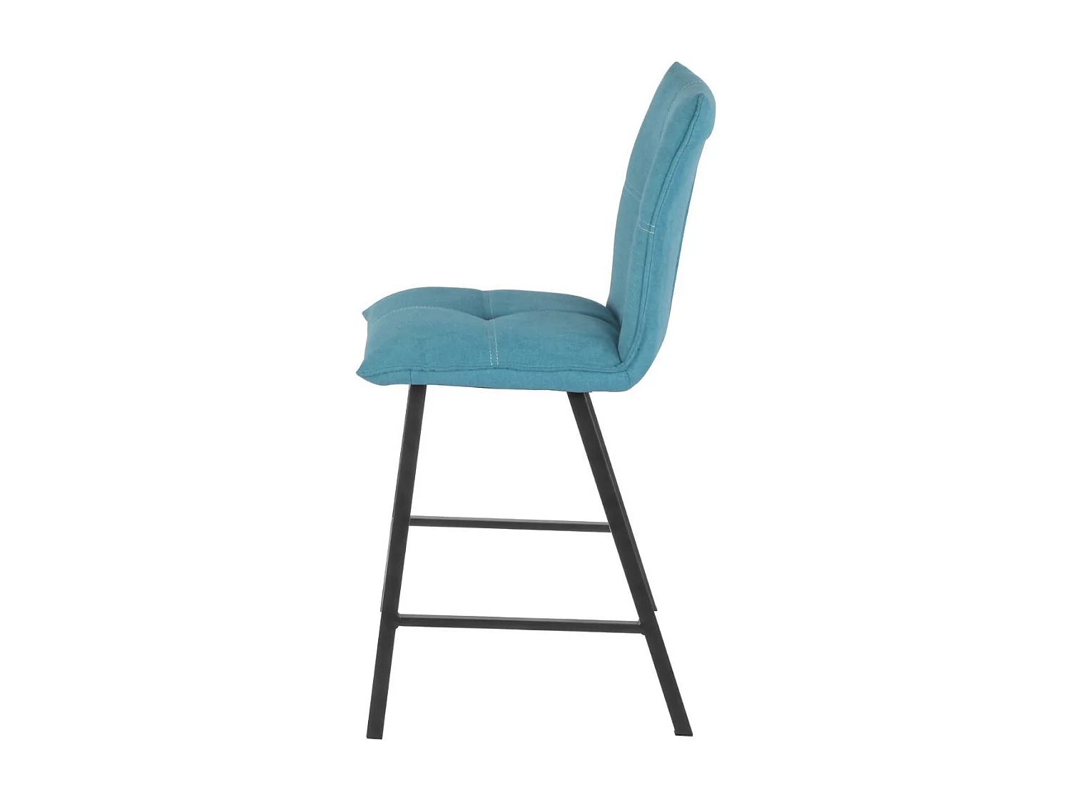LAGOS - Lot de 2 Tabourets Bleus Assise H65cm
