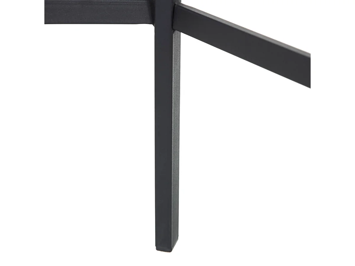 THELMA - Lot de 2 Tabourets de Bar Simili Camel