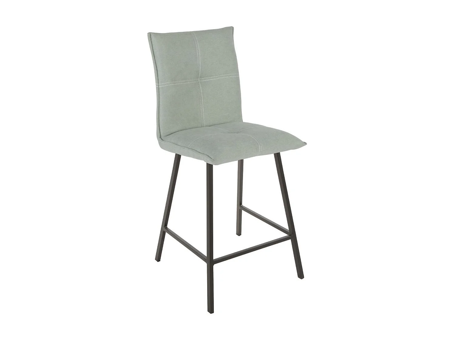LAGOS - Lot de 2 Tabourets Vert d'Eau Assise H65cm