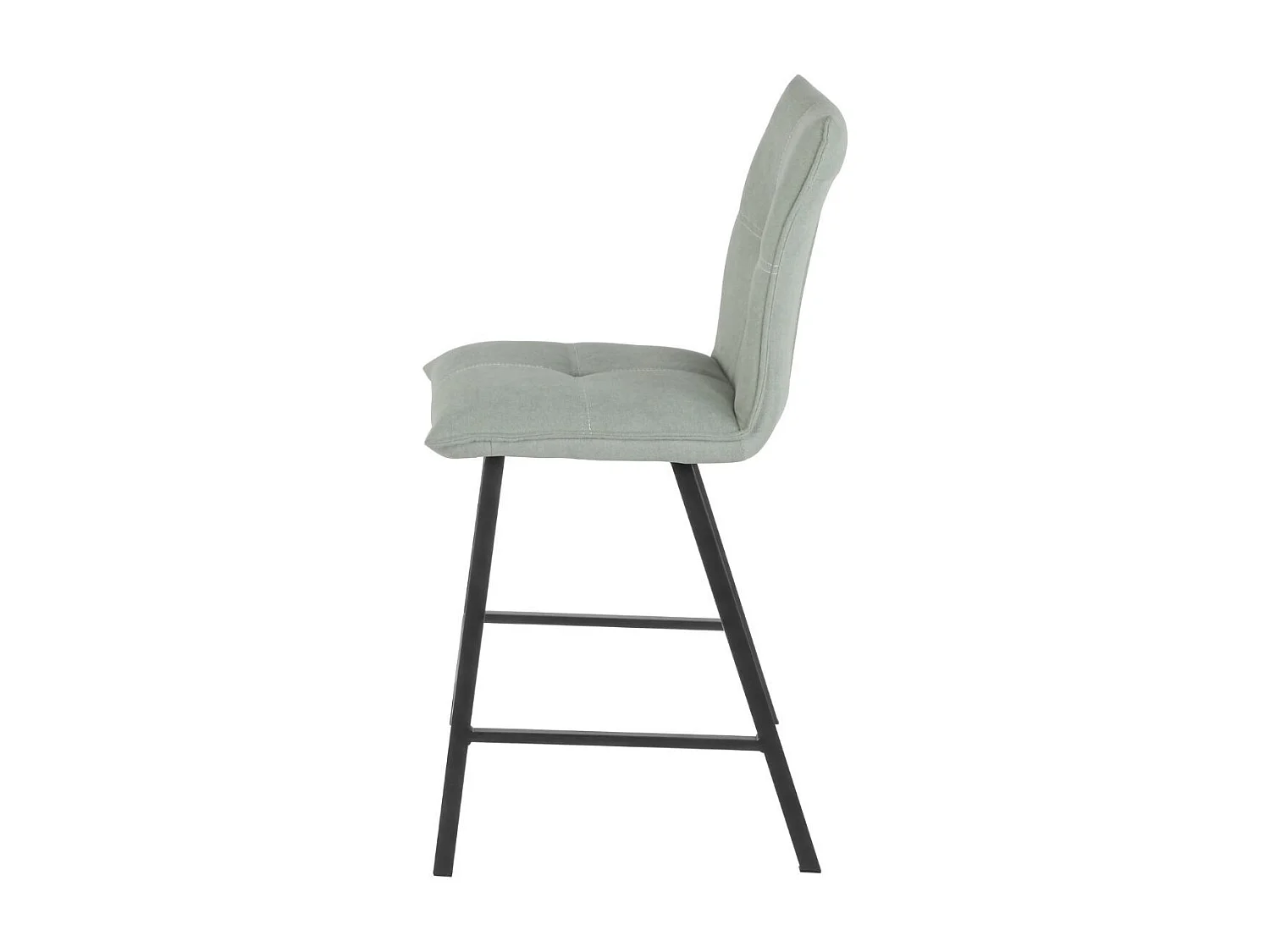 LAGOS - Lot de 2 Tabourets Vert d'Eau Assise H65cm