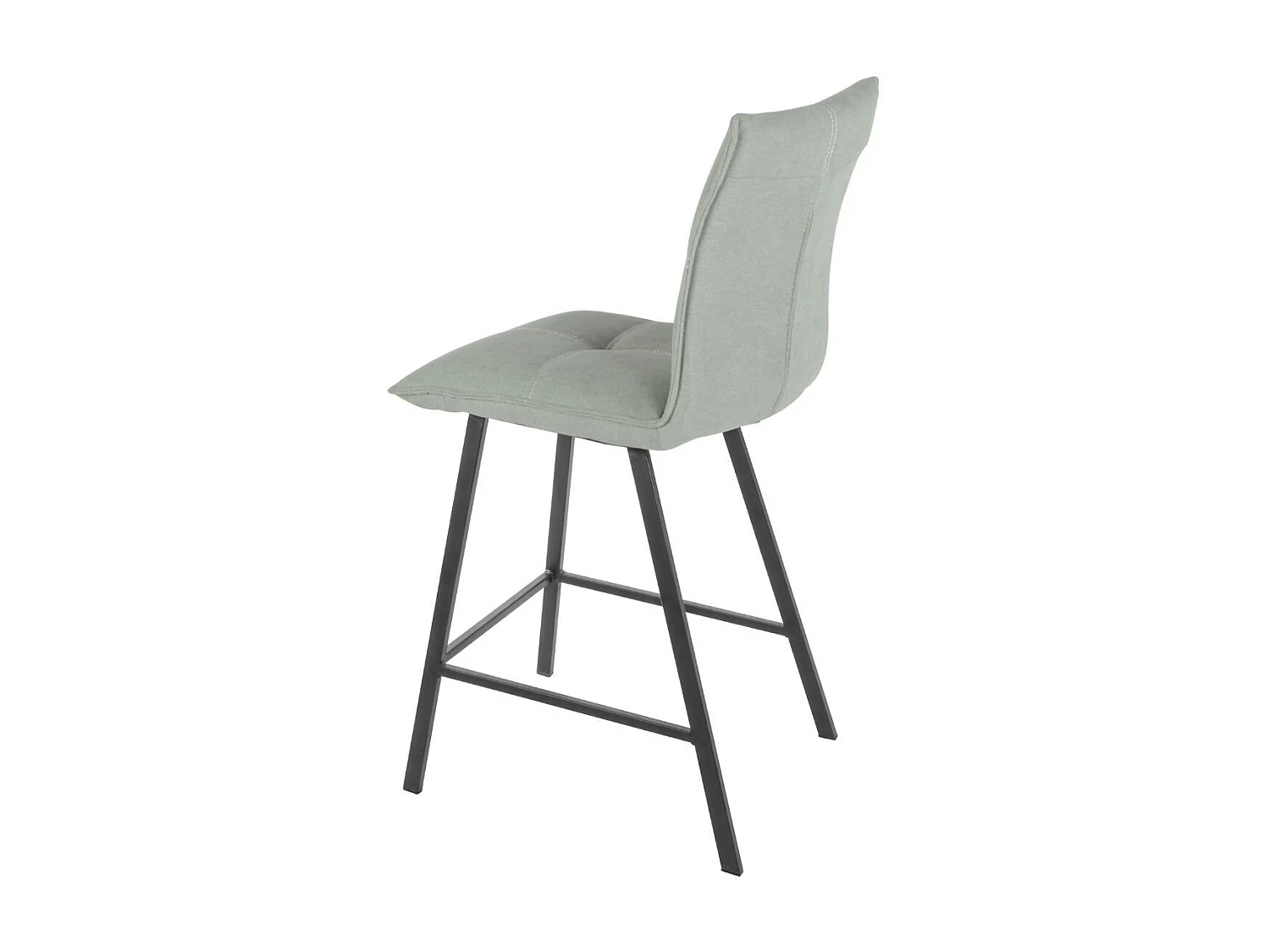 LAGOS - Lot de 2 Tabourets Vert d'Eau Assise H65cm