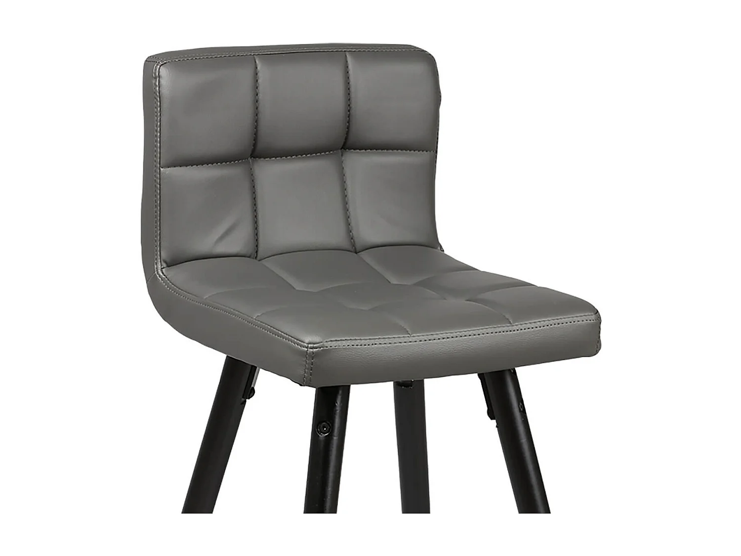 SOREN - Lot de 2 Tabourets Gris