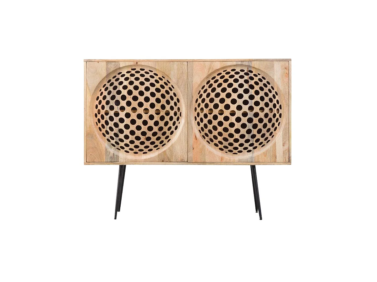 Petit buffet en bois de manguier Golf