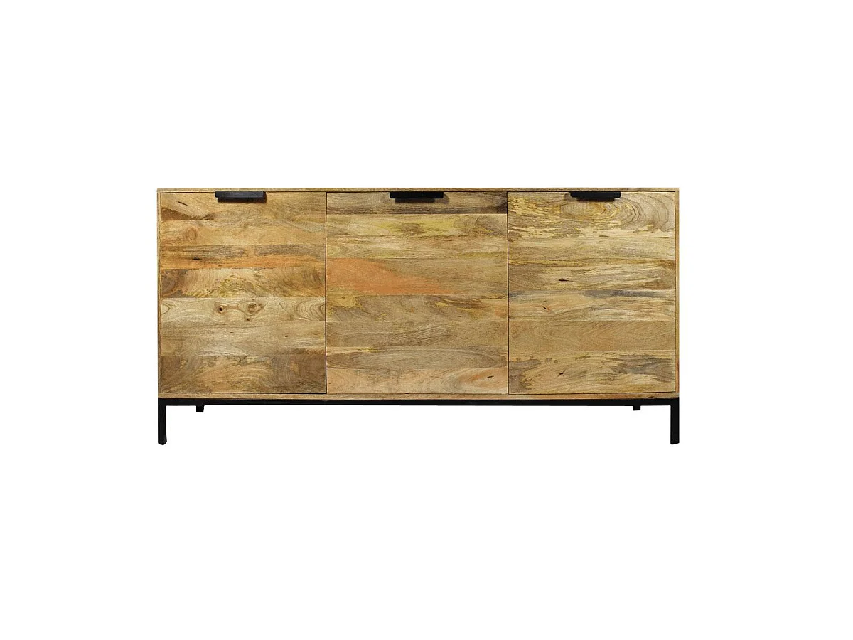 Buffet enfilade en bois de manguier Pia