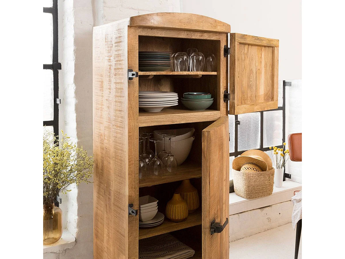 Buffet haut en bois de manguier Iris