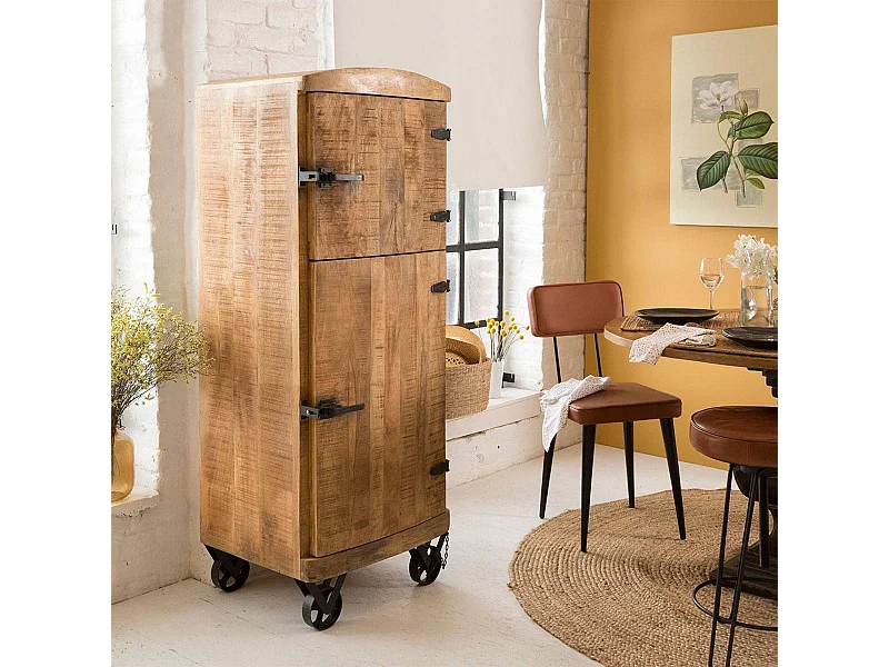 Buffet haut en bois de manguier Iris