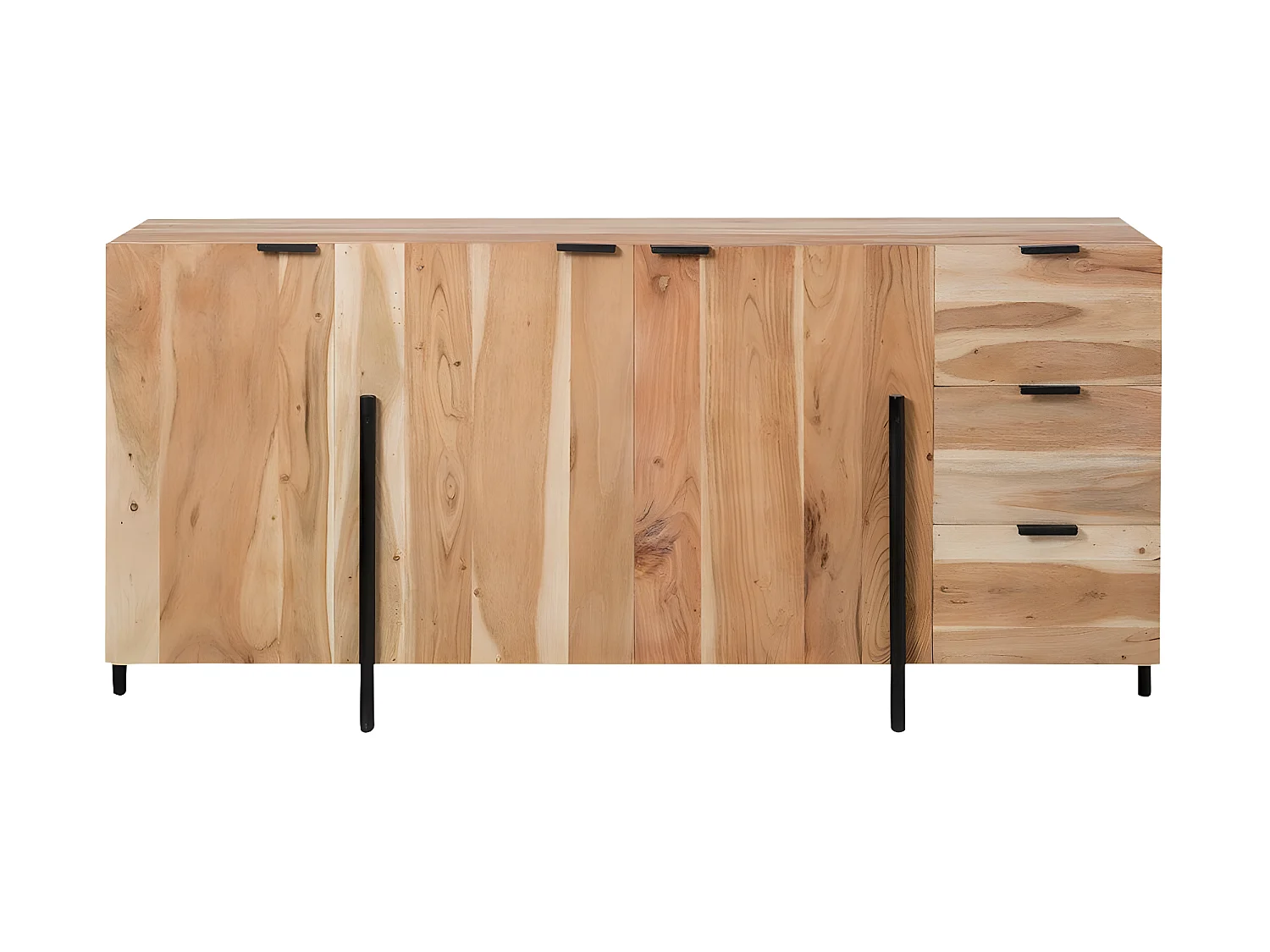Buffet en bois d'acacia Paula