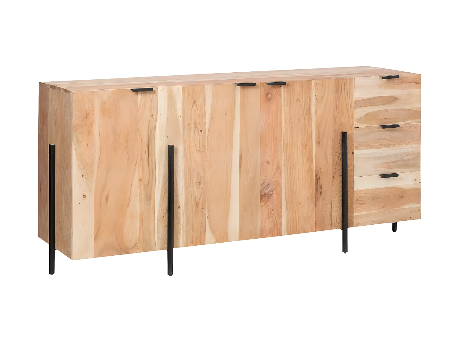Buffet en bois d'acacia Paula