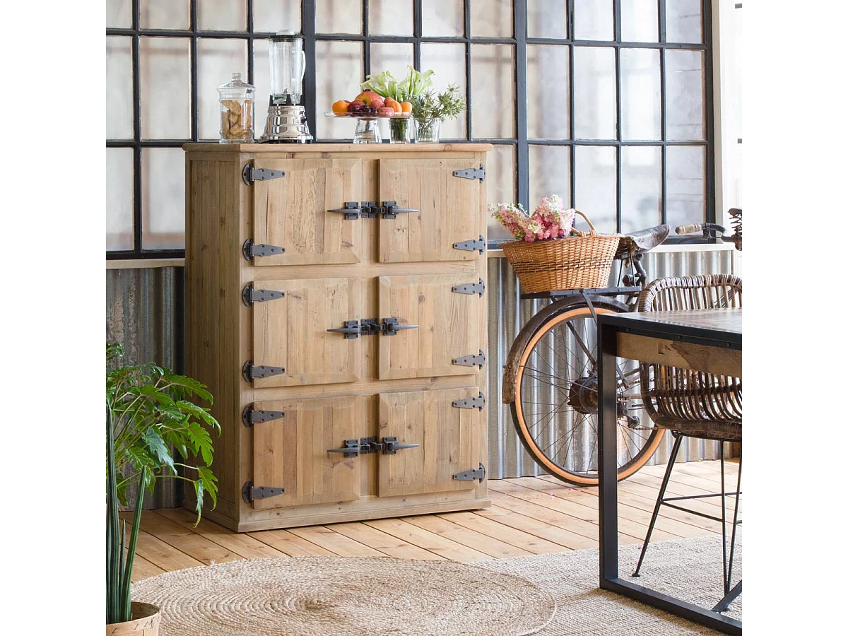 Buffet haut 6 portes Champêtre