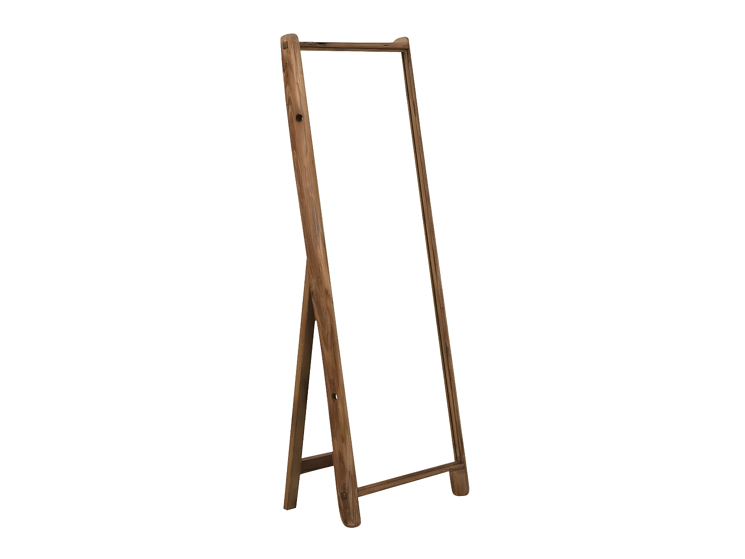 Miroir sur pied en bois recyclé Blaise