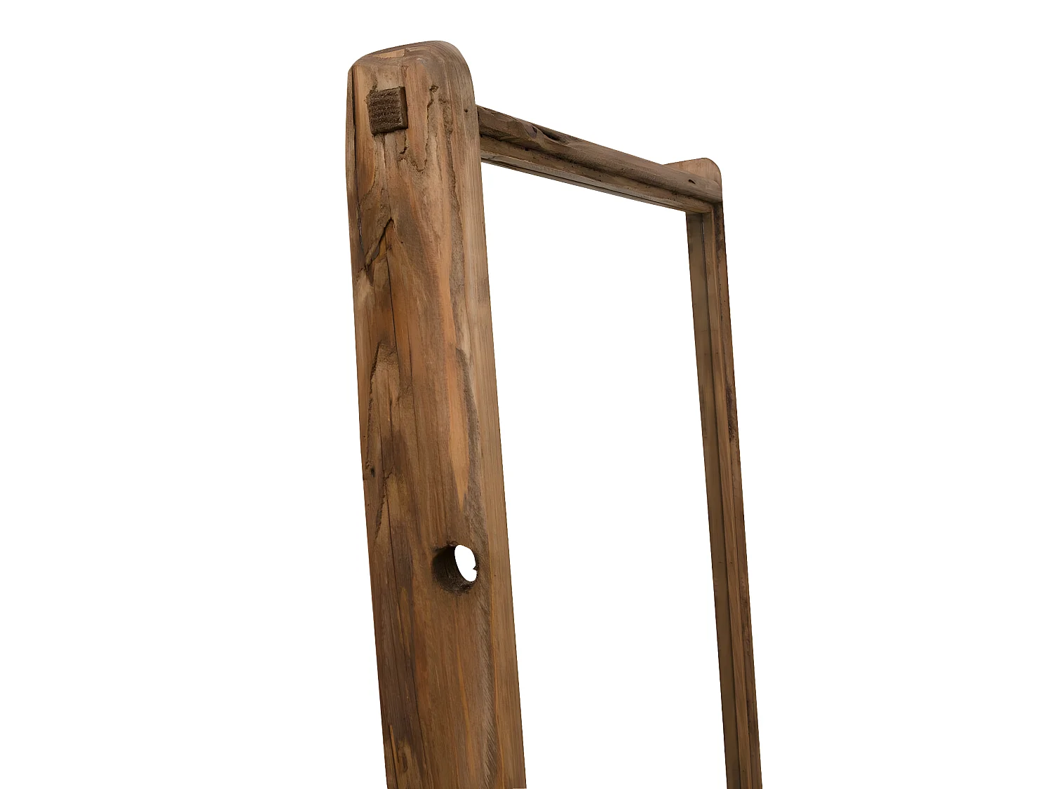 Miroir sur pied en bois recyclé Blaise