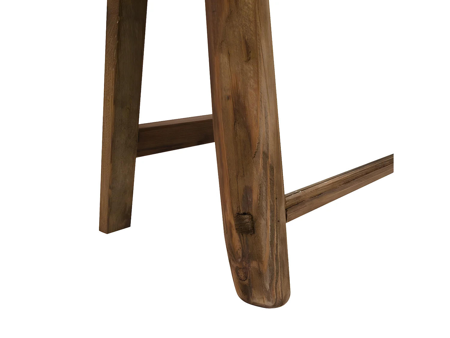 Miroir sur pied en bois recyclé Blaise