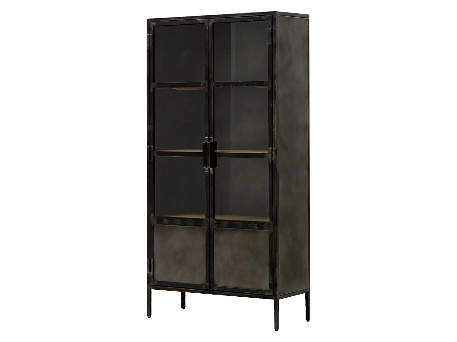 Vitrine haute en métal Locker