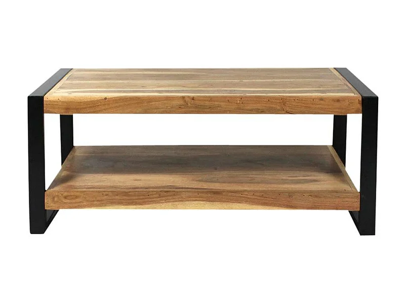 Table basse en bois d'acacia 100 cm Havana